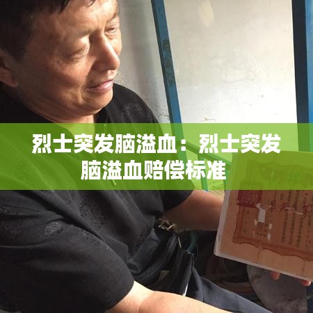 烈士突发脑溢血：烈士突发脑溢血赔偿标准 